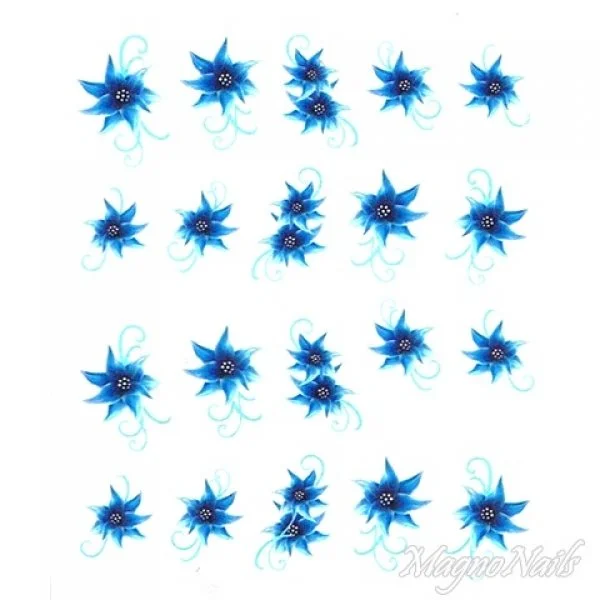 2D Nail Art One Stoke Sticker