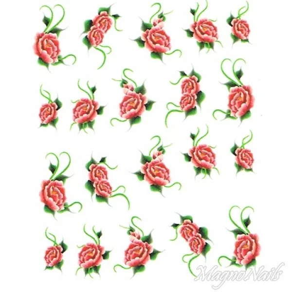 2D Nail Art One Stoke Sticker