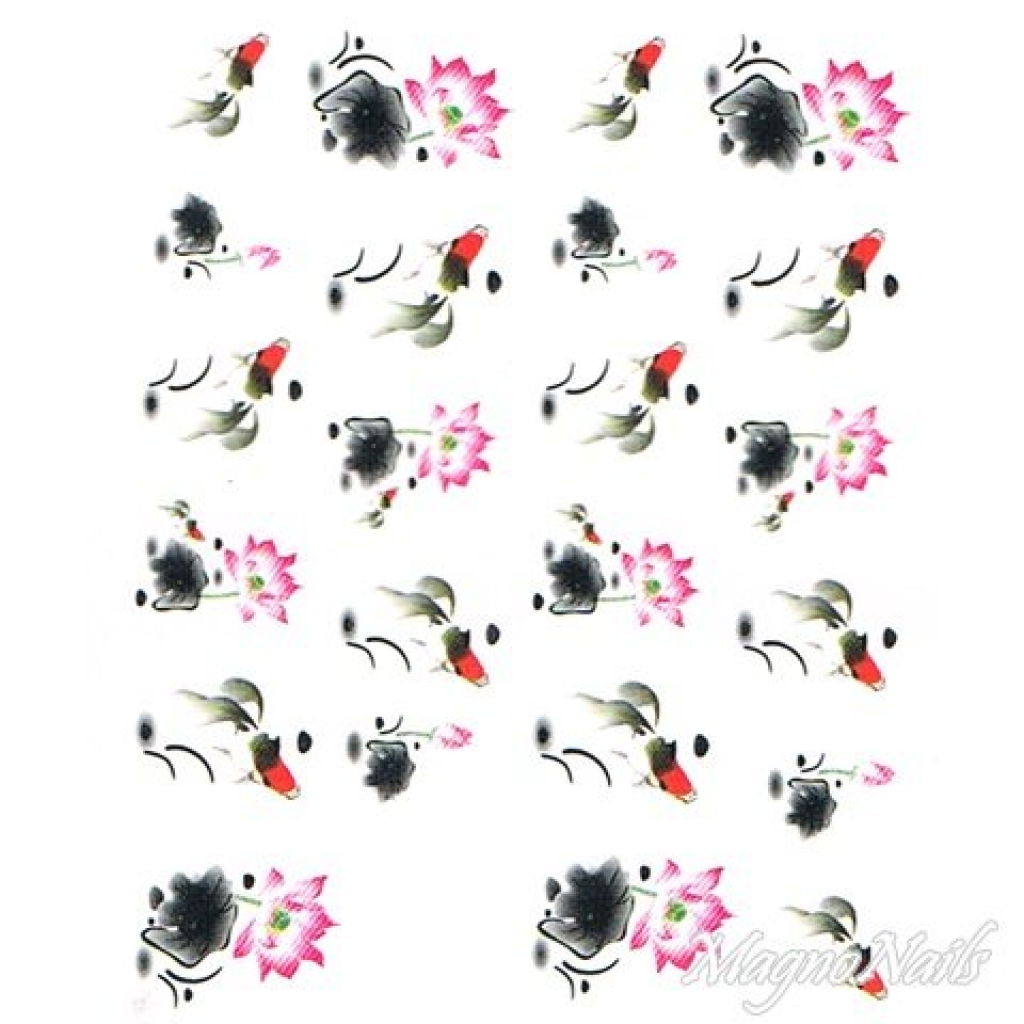 2D Nail Art One Stoke Sticker