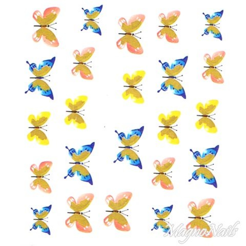 2D Nail Art One Stoke Sticker
