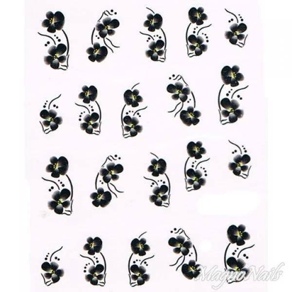 2D Nail Art One Stoke Sticker