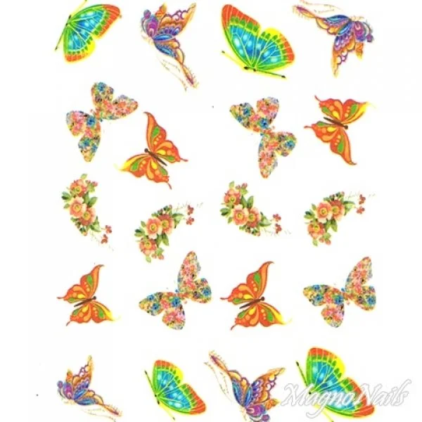 2D Nail Art One Stoke Sticker