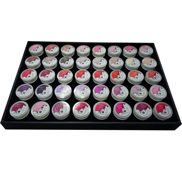 Schublade Display für 40 Gel Dosen leer Sortierbox Aufbewahrung