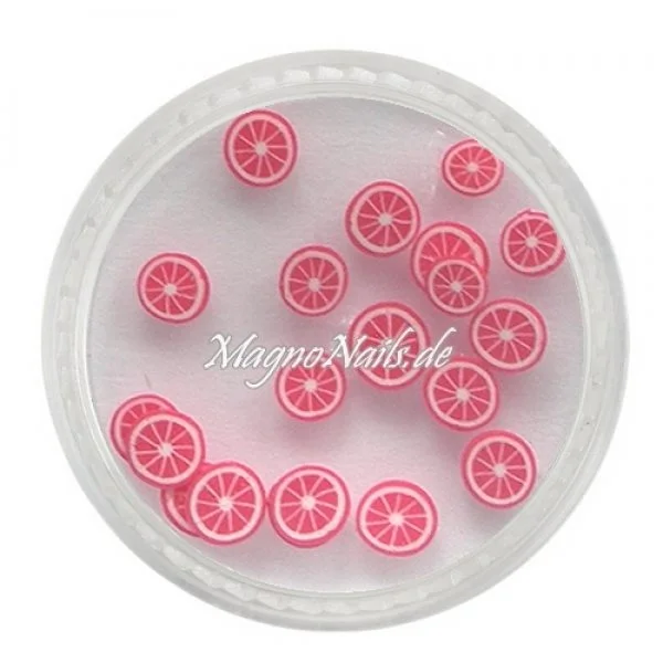 Einlegemotive - Fimo Früchte - Blutorange klein Nails Nagel Nögel Nailart