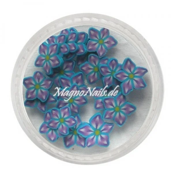 Einlegemotive - Fimo Shapes - Blume lila Nail Art Nails Nagel Nögel Nailart