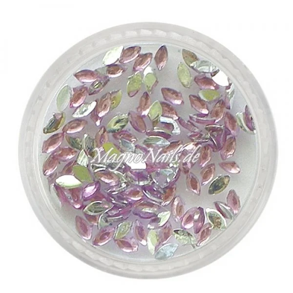 Strasssteine - Elipse rosa Nageldesign Nägel Nails Nagelstudio Einleger Nailart