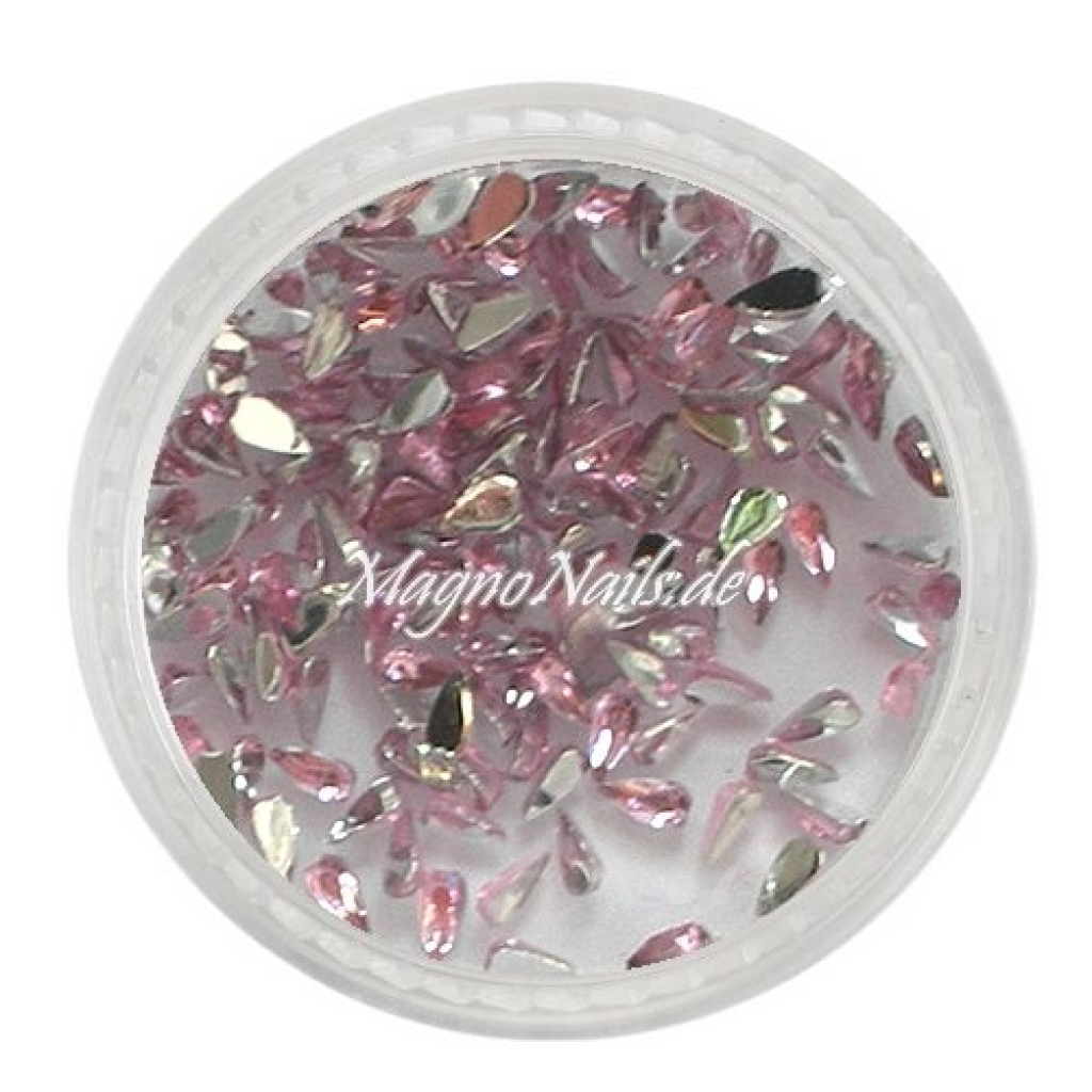Strasssteine - Tropfen rosa Nageldesign Nägel Nails Nagelstudio Einleger Nailart
