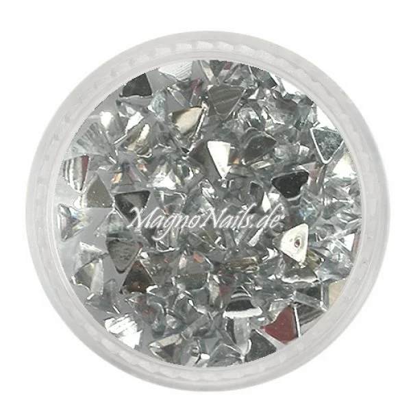 Strasssteine - Dreieck kristall Nageldesign Nägel Nails Nagelstudio Einleger Nailart