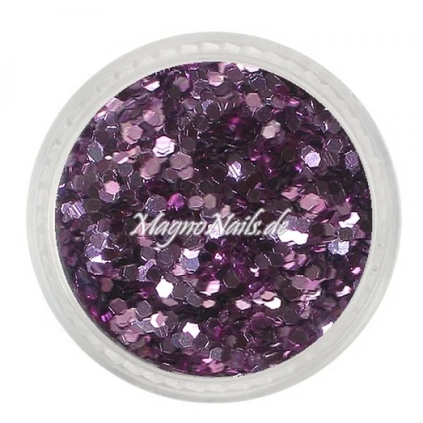 Nail Art Pailetten rosa metallic 1mm Nägel Nails Nailart Nageldesign Nagel GlitzerPailetten