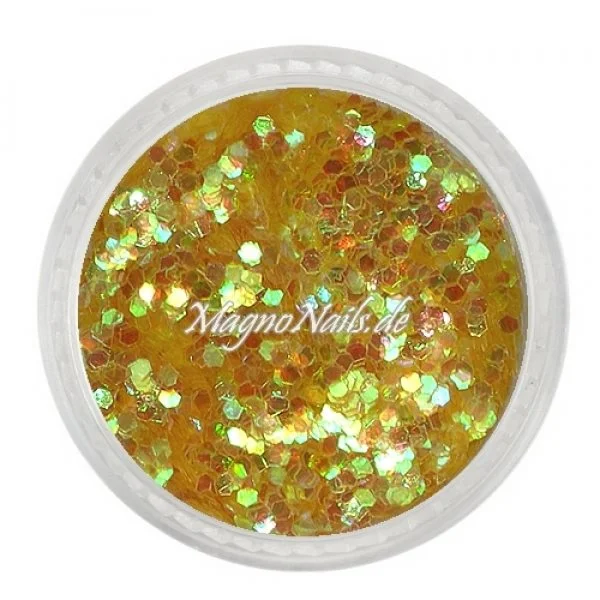 Nail Art Pailetten sonnengelb 1mm Nägel Nails Nailart Nageldesign Nagel GlitzerPailetten