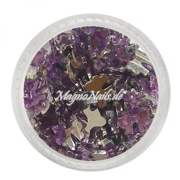 Strasssteine - Schleife flieder Nageldesign Nägel Nails Nagelstudio Einleger Nailart