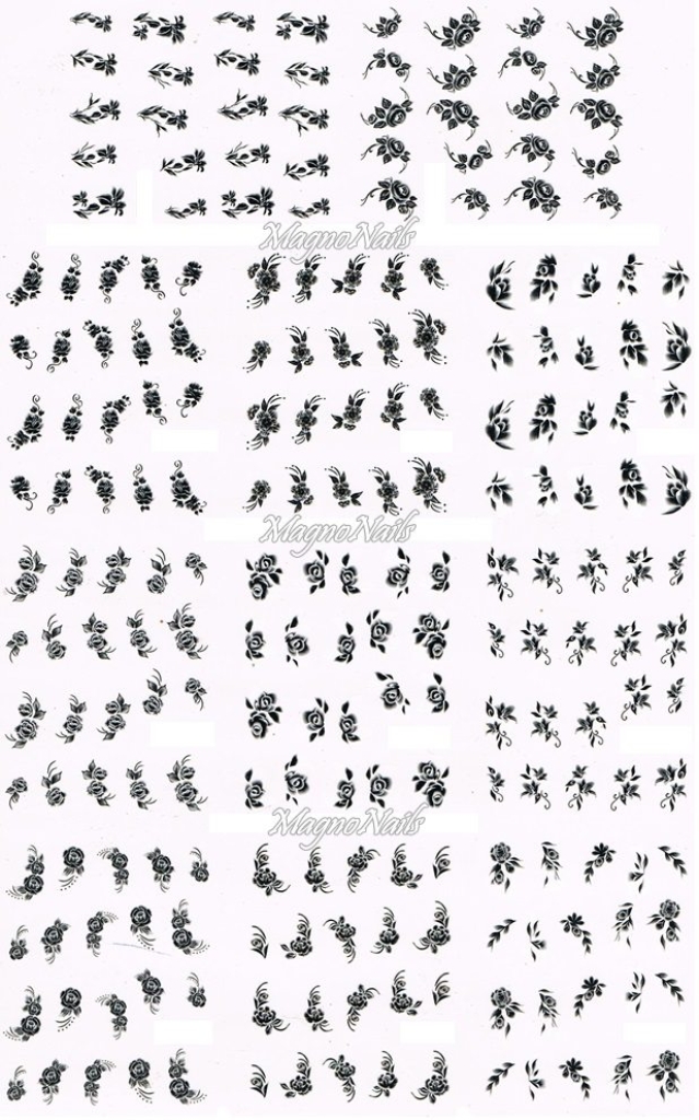 2D Nail Art Sticker