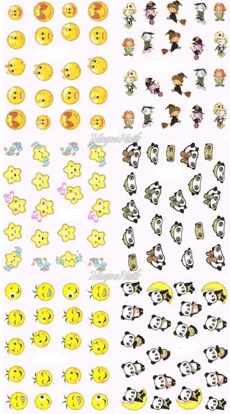 2D Nail Art Sticker