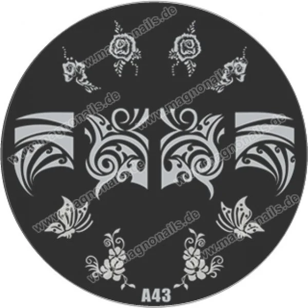 Nail Stamping Schablone