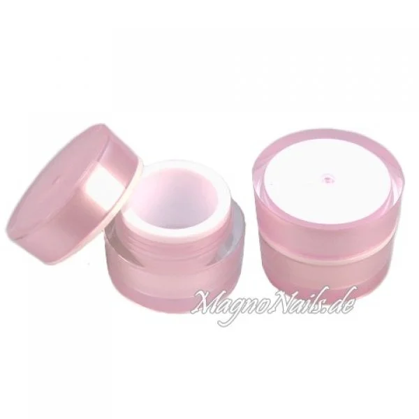 Designer Acryl Leerdose rosa 15ml Nagelstudio Gel Acryl Designer Leere Dose