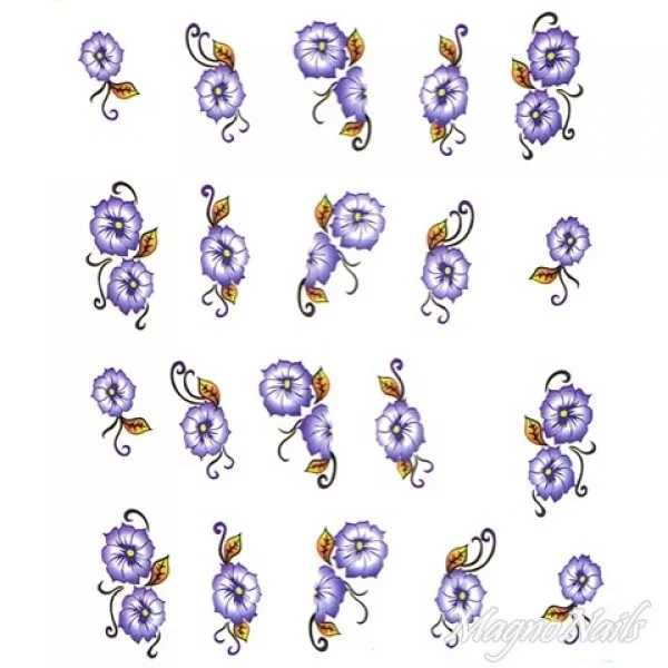 2D Nail Art One Stoke Sticker