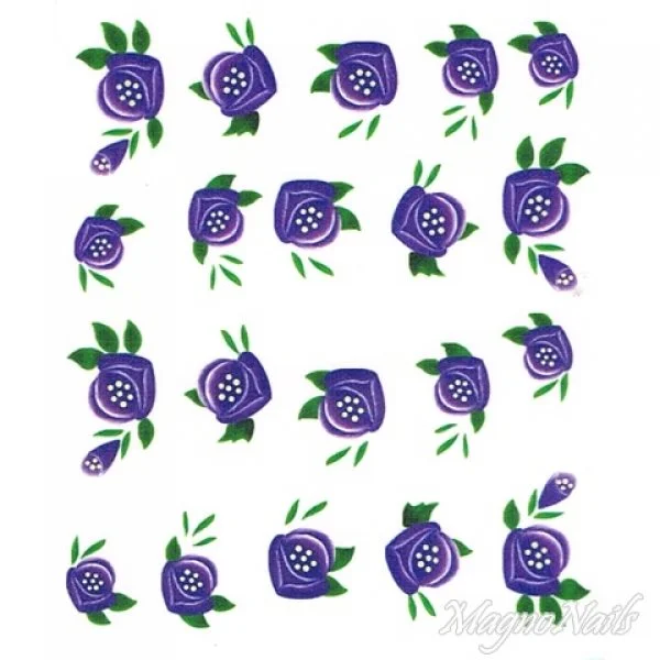 2D Nail Art One Stoke Sticker