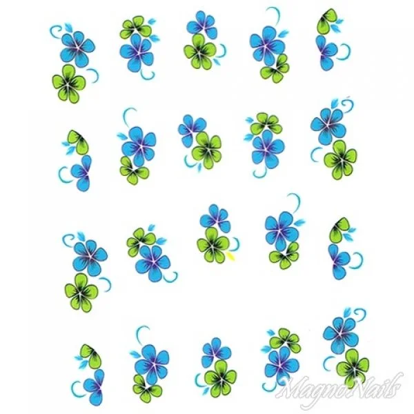 2D Nail Art One Stoke Sticker