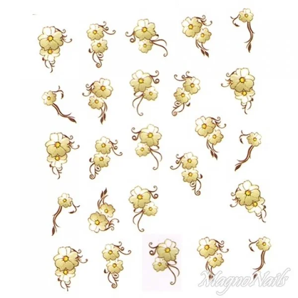 2D Nail Art One Stoke Sticker