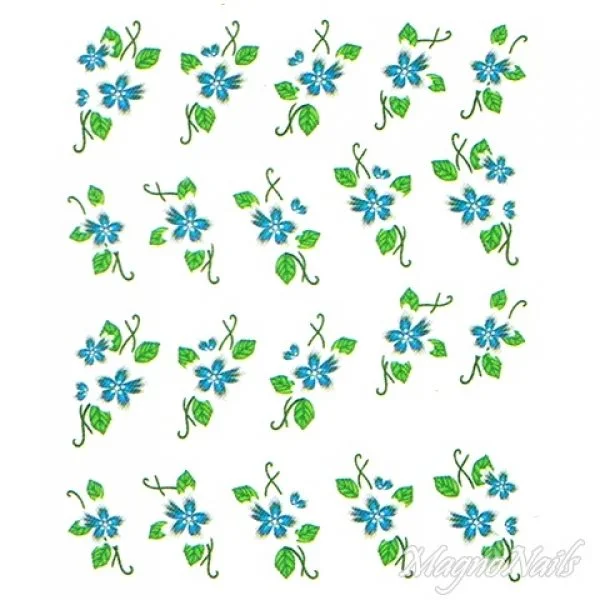 2D Nail Art One Stoke Sticker