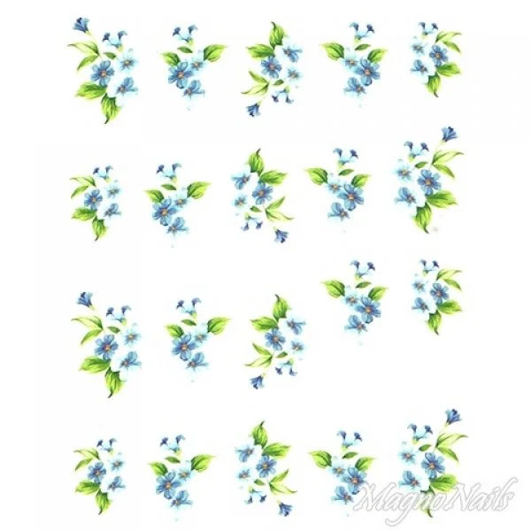 2D Nail Art One Stoke Sticker