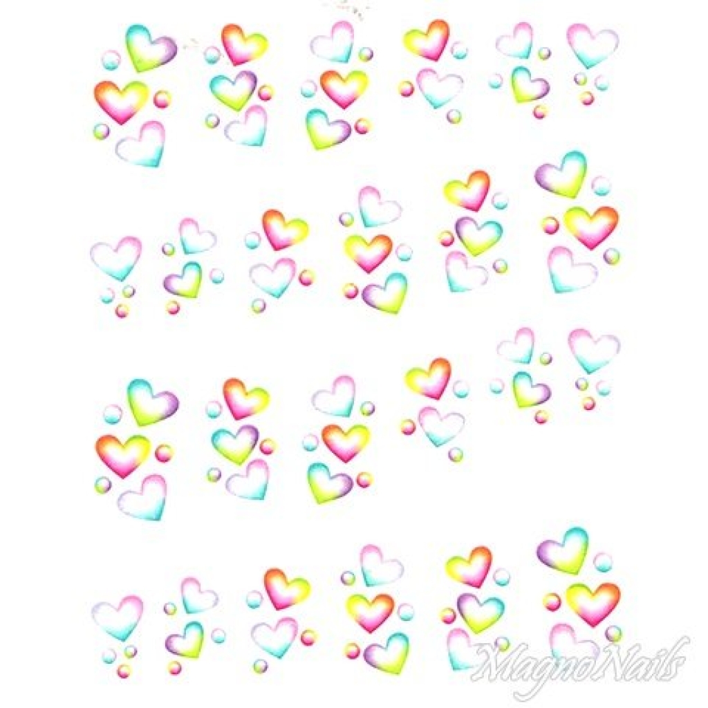 2D Nail Art One Stoke Sticker
