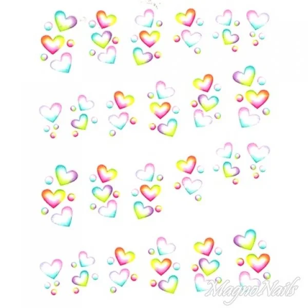 2D Nail Art One Stoke Sticker