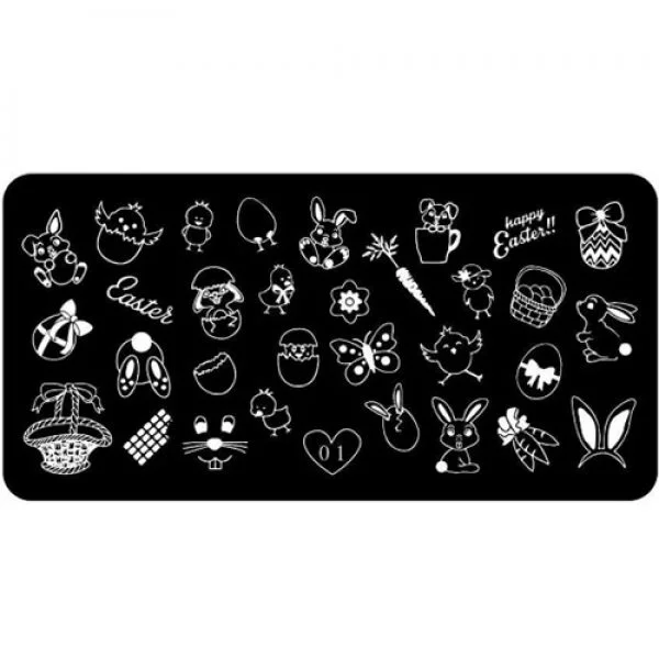 Stamping Schablone A01