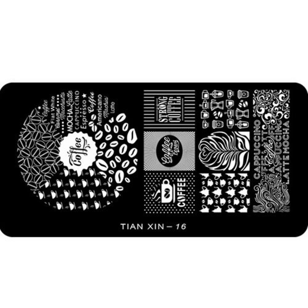 Stamping Schablone A01