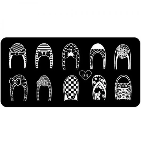 Stamping Schablone A01