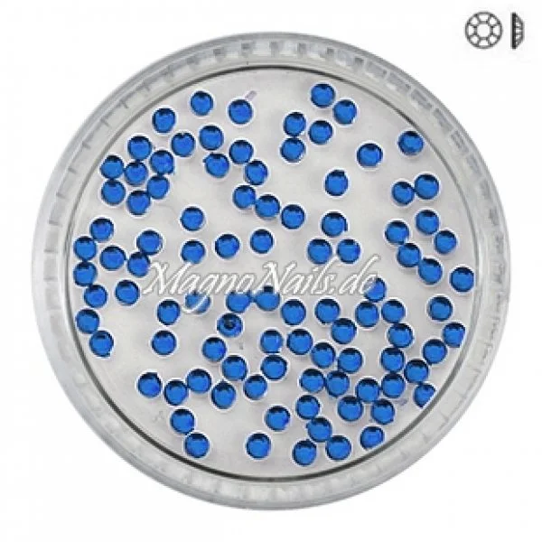 Ministrasssteine - rund dunkelblau Nail Nagelstudio Nägel Nailart Nail art