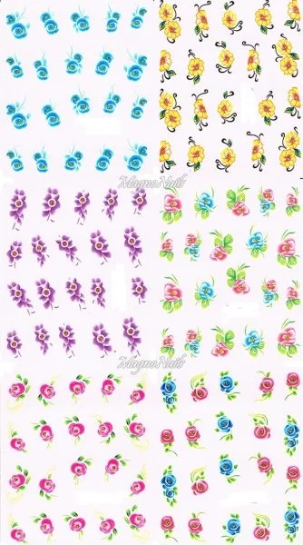 2D Nail Art Sticker