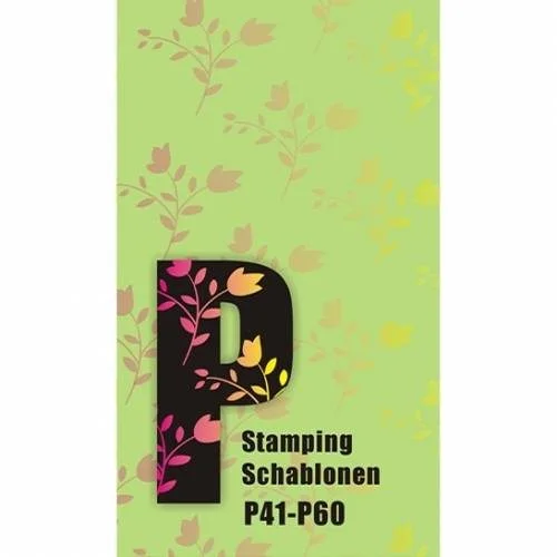 Broschüre für Nail Stamping Schablonen P41 - P60