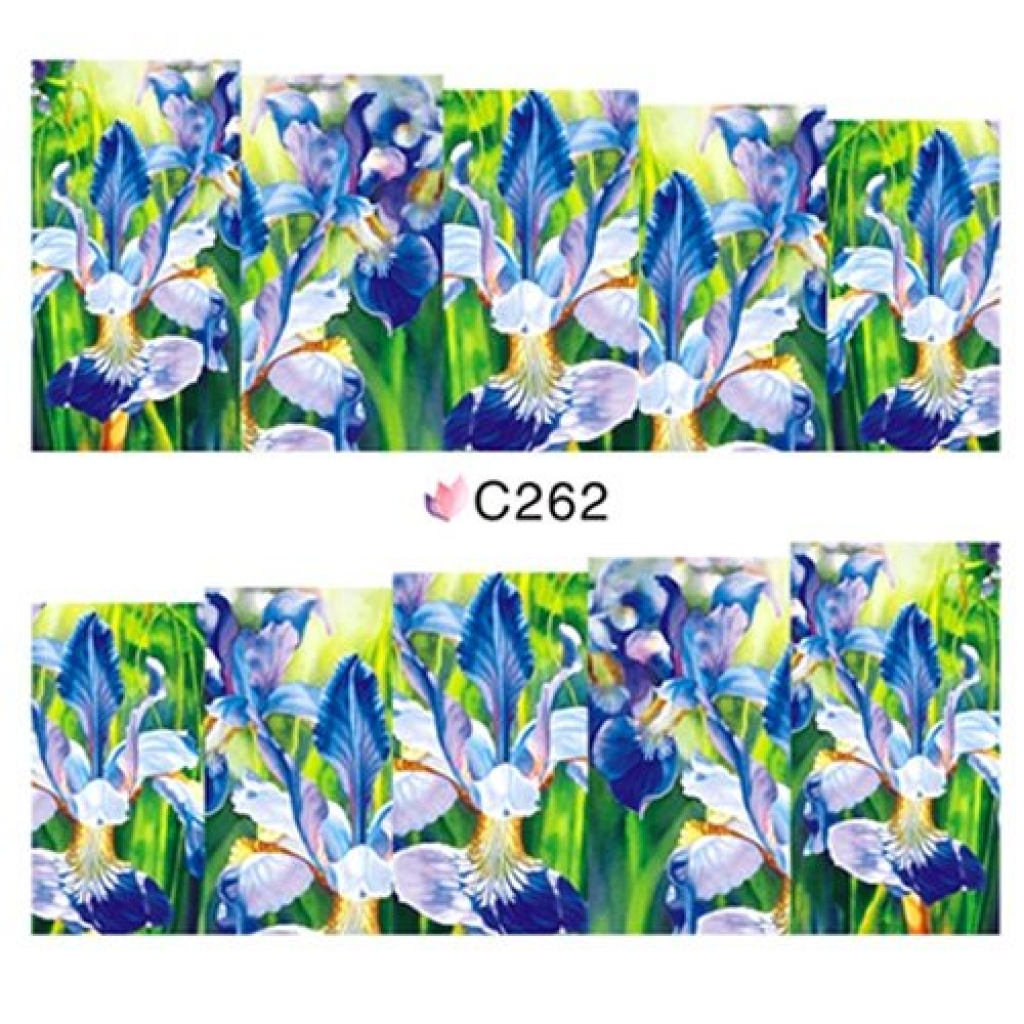 2D Nail Art One Stoke Sticker