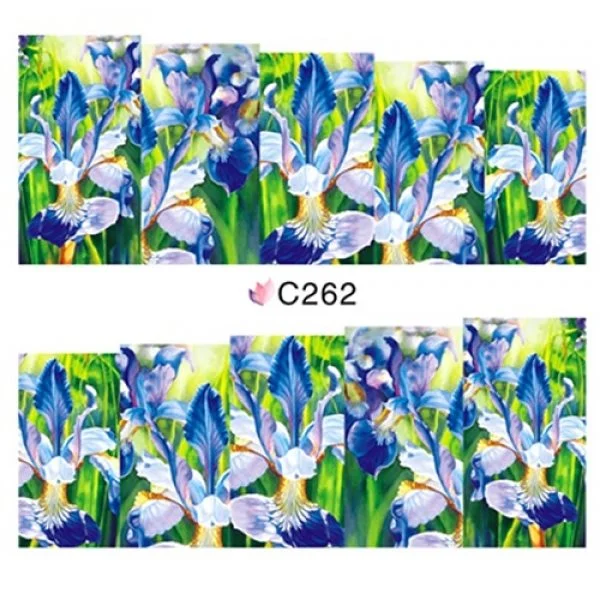 2D Nail Art One Stoke Sticker