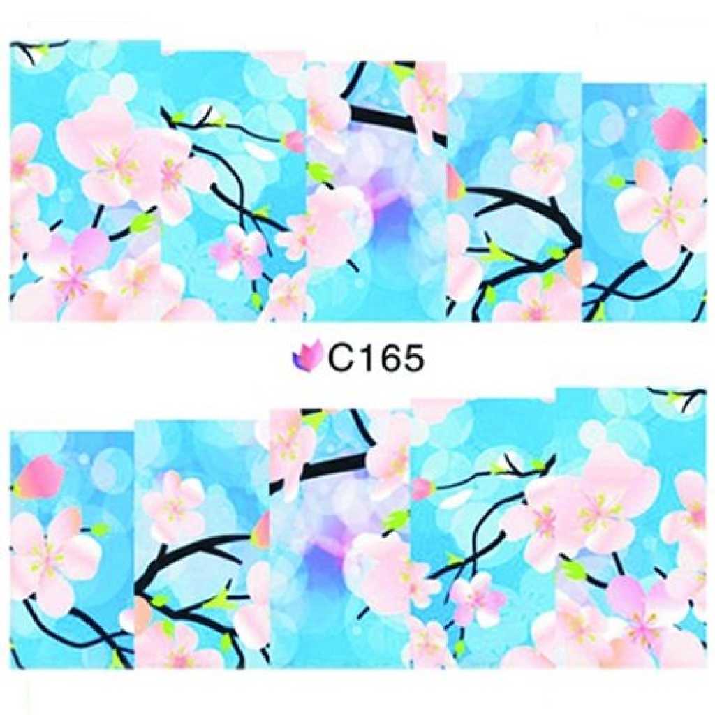 2D Nail Art One Stoke Sticker
