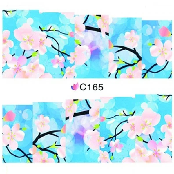 2D Nail Art One Stoke Sticker