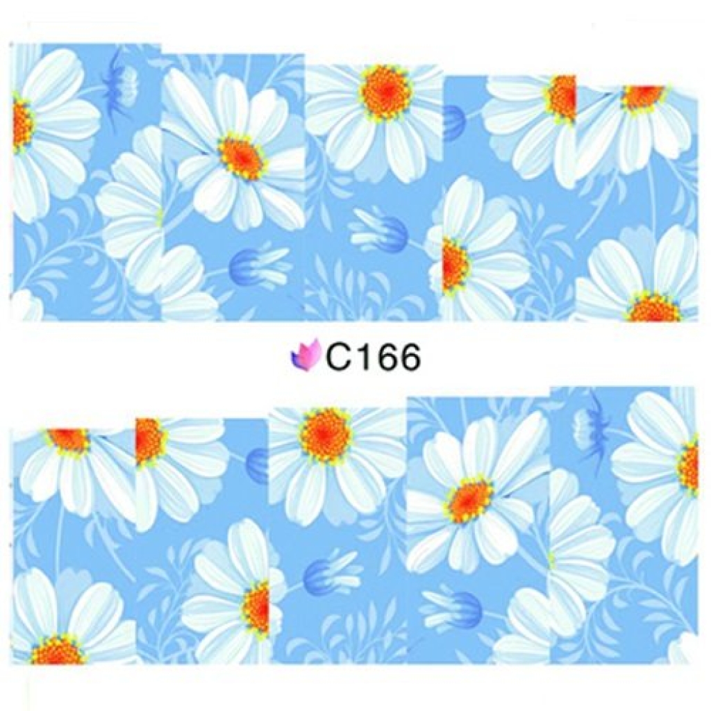 2D Nail Art One Stoke Sticker