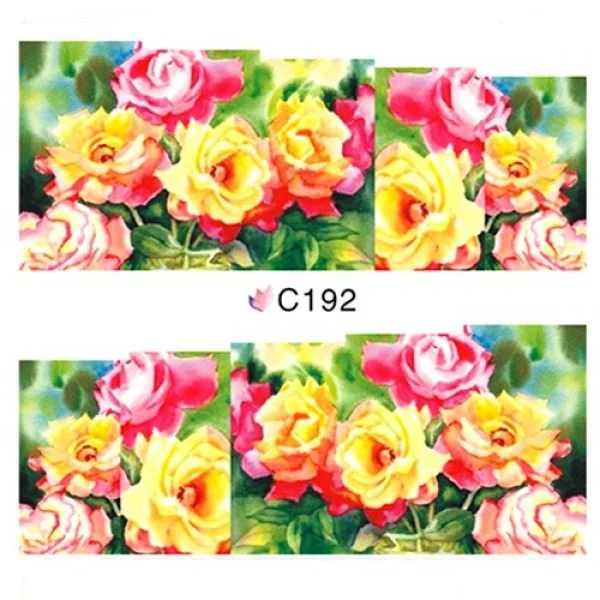 2D Nail Art One Stoke Sticker