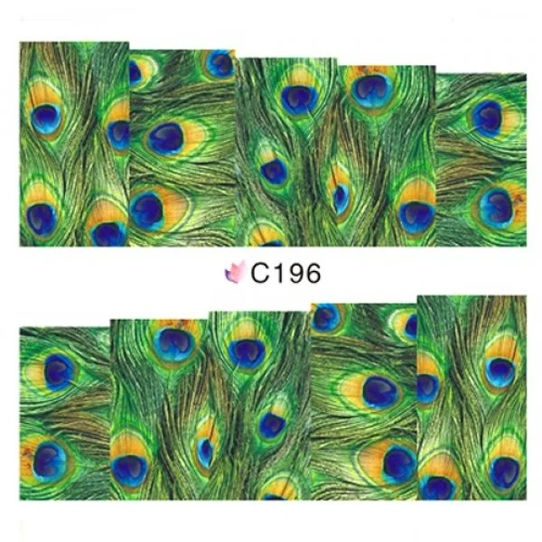 2D Nail Art One Stoke Sticker