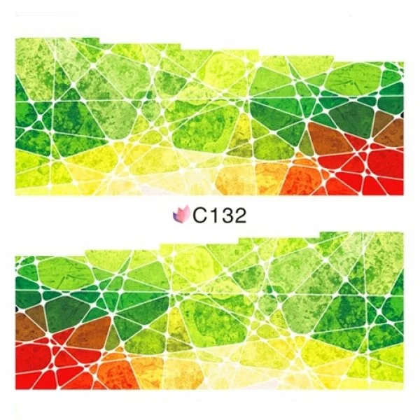 2D Nail Art One Stoke Sticker