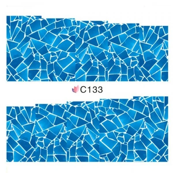 2D Nail Art One Stoke Sticker