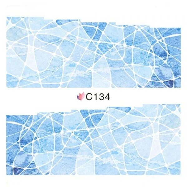 2D Nail Art One Stoke Sticker