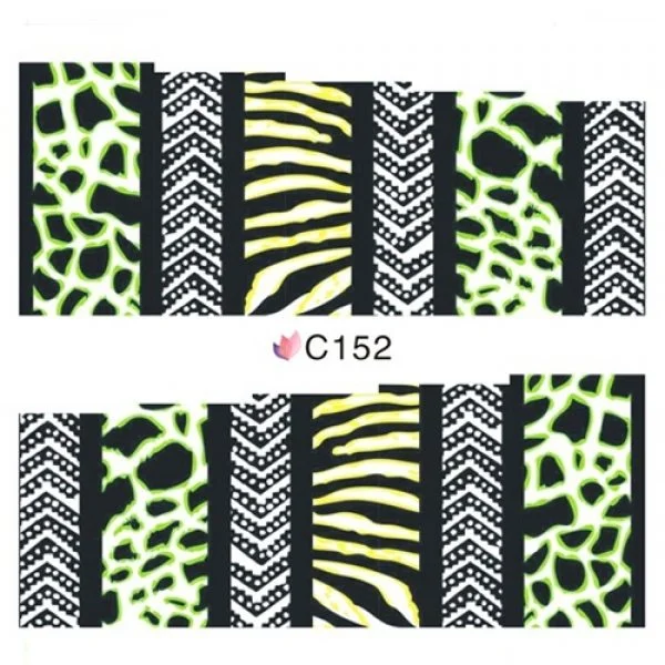 2D Nail Art One Stoke Sticker