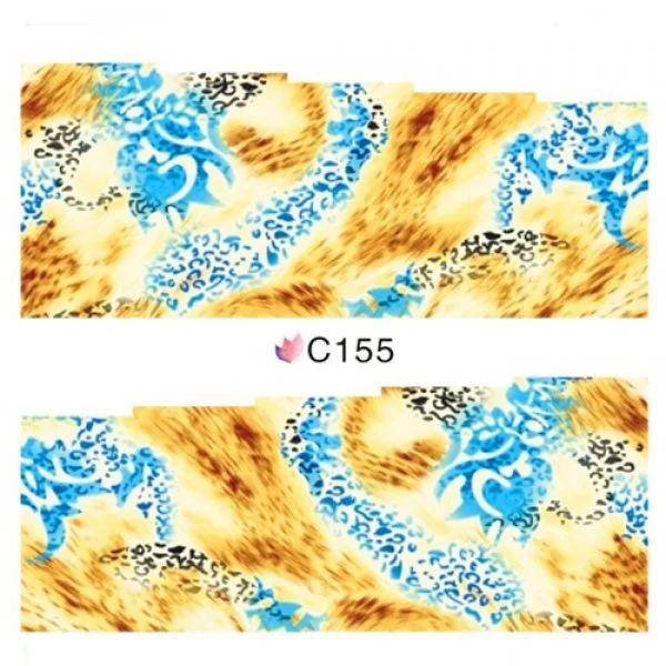 2D Nail Art One Stoke Sticker