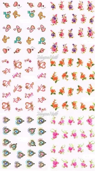 2D Nail Art Sticker