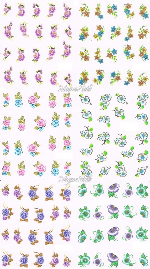 2D Nail Art Sticker