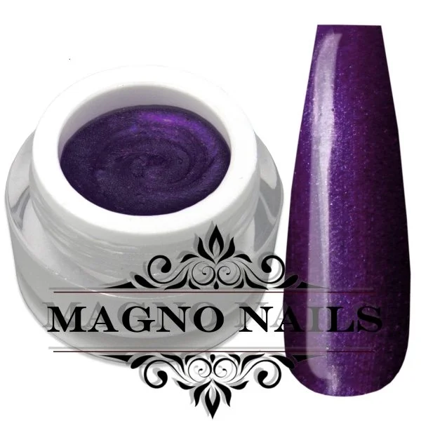 UV Gel - 721 - Metallic Gel Fairy Flower Nägel Nagelgel Dosen UV-Gel Color Gel Farbgel lila perlmutt