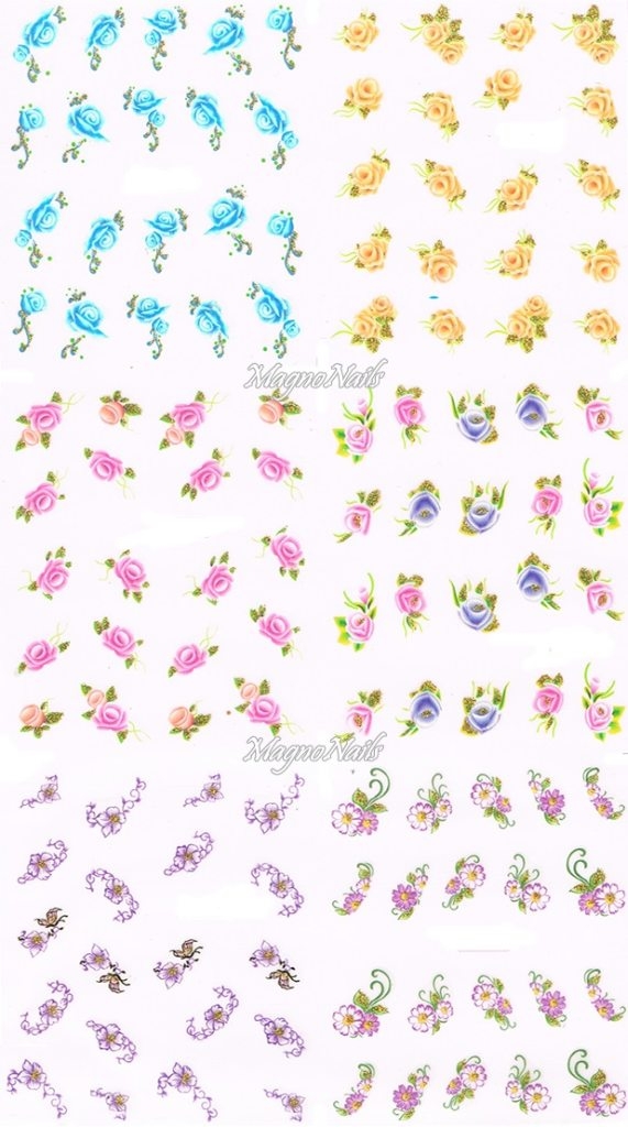 2D Nail Art Sticker