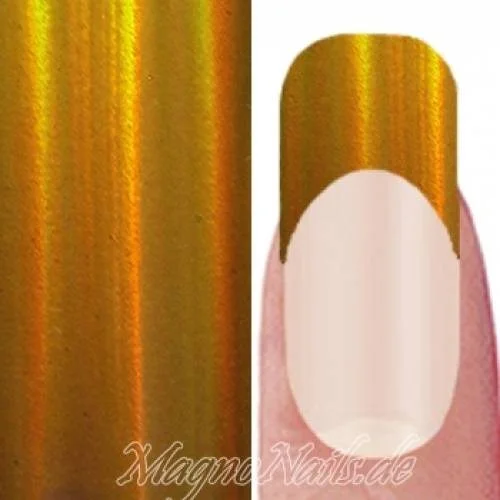 Nail Art Transfer Folie 1,5m - Nail Foil - Gold AB Nagelfolie Nageldesign Folie Tranferfolie Nailart